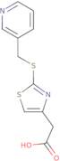 (2-[(Pyridin-3-ylmethyl)thio]-1,3-thiazol-4-yl)acetic acid