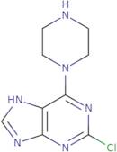 2-Chloro-6-piperazin-1-yl-9H-purine