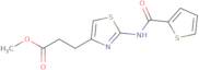 Methyl 3-(2-[(2-thienylcarbonyl)amino]-1,3-thiazol-4-yl)propanoate