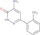 4-Amino-6-(2-methylphenyl)pyridazin-3(2{H})-one