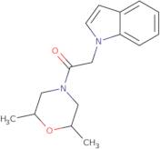 1-[2-(2,6-Dimethylmorpholin-4-yl)-2-oxoethyl]-1H-indole