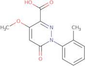 4-Methoxy-1-(2-methylphenyl)-6-oxo-1,6-dihydropyridazine-3-carboxylic acid