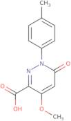 4-Methoxy-1-(4-methylphenyl)-6-oxo-1,6-dihydropyridazine-3-carboxylic acid