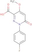 1-(4-Fluorophenyl)-4-methoxy-6-oxo-1,6-dihydropyridazine-3-carboxylic acid