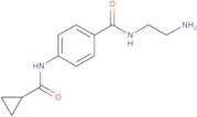 {N}-(2-Aminoethyl)-4-[(cyclopropylcarbonyl)amino]benzamide