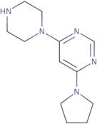 4-(Piperazin-1-yl)-6-(pyrrolidin-1-yl)pyrimidine