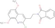2-[2-(2-Chloro-5,8-dimethoxy-3-quinolinyl)ethyl]-1H-isoindole-1,3(2H)-dione