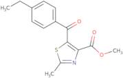 Methyl 5-(4-ethylbenzoyl)-2-methyl-1,3-thiazole-4-carboxylate