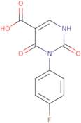 3-(4-Fluorophenyl)-2,4-dioxo-1,2,3,4-tetrahydropyrimidine-5-carboxylic acid