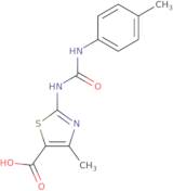 4-Methyl-2-({[(4-methylphenyl)amino]carbonyl}amino)-1,3-thiazole-5-carboxylic acid