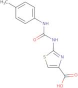 2-(([(4-Methylphenyl)amino]carbonyl)amino)-1,3-thiazole-4-carboxylic acid