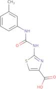2-(([(3-Methylphenyl)amino]carbonyl)amino)-1,3-thiazole-4-carboxylic acid