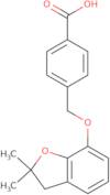 4-([(2,2-Dimethyl-2,3-dihydro-1-benzofuran-7-yl)oxy]methyl)benzoic acid