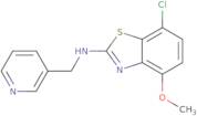 7-Chloro-4-methoxy-N-(pyridin-3-ylmethyl)-1,3-benzothiazol-2-amine
