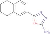 5-(1,2,3,4-Tetrahydronaphthalen-7-yl)-1,3,4-oxadiazol-2-amine