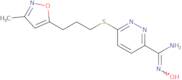 N'-Hydroxy-6-{[3-(3-methylisoxazol-5-yl)propyl]thio}pyridazine-3-carboximidamide