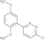 3-Chloro-6-(2,5-dimethoxyphenyl)pyridazine