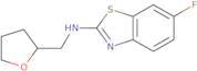 6-Fluoro-N-(tetrahydrofuran-2-ylmethyl)-1,3-benzothiazol-2-amine