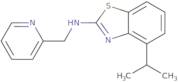 4-Isopropyl-N-(pyridin-2-ylmethyl)-1,3-benzothiazol-2-amine