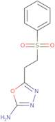 5-[2-(Phenylsulfonyl)ethyl]-1,3,4-oxadiazol-2-amine