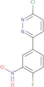 3-Chloro-6-(4-fluoro-3-nitrophenyl)pyridazine