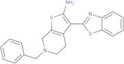 3-(1,3-Benzothiazol-2-yl)-6-benzyl-4,5,6,7-tetrahydrothieno[2,3-c]pyridin-2-amine