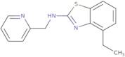 4-Ethyl-N-(pyridin-2-ylmethyl)-1,3-benzothiazol-2-amine