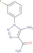 5-Amino-1-(3-fluorophenyl)-1H-1,2,3-triazole-4-carboxamide