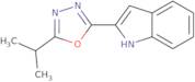 2-(5-Isopropyl-1,3,4-oxadiazol-2-yl)-1H-indole