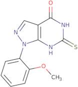 6-Mercapto-1-(2-methoxyphenyl)-1,5-dihydro-4H-pyrazolo[3,4-d]pyrimidin-4-one