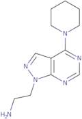 [2-(4-Piperidin-1-yl-1H-pyrazolo[3,4-d]pyrimidin-1-yl)ethyl]amine