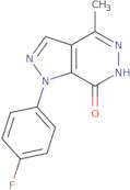 1-(4-Fluorophenyl)-4-methyl-1,6-dihydro-7H-pyrazolo[3,4-d]pyridazin-7-one