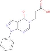 3-(4-Oxo-1-phenyl-1,4-dihydro-5H-pyrazolo[3,4-d]pyrimidin-5-yl)propanoic acid