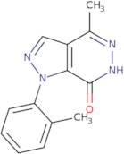 4-Methyl-1-(2-methylphenyl)-1,6-dihydro-7H-pyrazolo[3,4-d]pyridazin-7-one