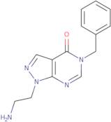 1-(2-Aminoethyl)-5-benzyl-1,5-dihydro-4H-pyrazolo[3,4-d]pyrimidin-4-one