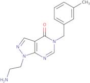 1-(2-Aminoethyl)-5-(3-methylbenzyl)-1,5-dihydro-4H-pyrazolo[3,4-d]pyrimidin-4-one