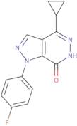 4-Cyclopropyl-1-(4-fluorophenyl)-1,6-dihydro-7H-pyrazolo[3,4-d]pyridazin-7-one