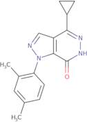 4-Cyclopropyl-1-(2,4-dimethylphenyl)-1,6-dihydro-7H-pyrazolo[3,4-d]pyridazin-7-one