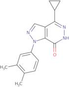 4-Cyclopropyl-1-(3,4-dimethylphenyl)-1,6-dihydro-7H-pyrazolo[3,4-d]pyridazin-7-one