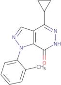 4-Cyclopropyl-1-(2-methylphenyl)-1,6-dihydro-7H-pyrazolo[3,4-d]pyridazin-7-one