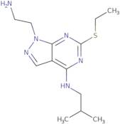 1-(2-Aminoethyl)-6-(ethylthio)-N-isobutyl-1H-pyrazolo[3,4-d]pyrimidin-4-amine