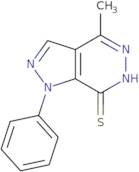 4-Methyl-1-phenyl-1H-pyrazolo[3,4-d]pyridazine-7-thiol