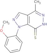 1-(2-Methoxyphenyl)-4-methyl-1H-pyrazolo[3,4-d]pyridazine-7-thiol