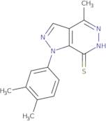 1-(3,4-Dimethylphenyl)-4-methyl-1H-pyrazolo[3,4-d]pyridazine-7-thiol