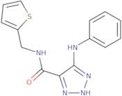 5-(Phenylamino)-N-(thiophen-2-ylmethyl)-1H-1,2,3-triazole-4-carboxamide