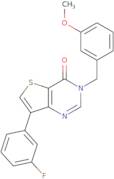 7-(3-Fluorophenyl)-3-(3-methoxybenzyl)thieno[3,2-d]pyrimidin-4(3H)-one