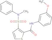 N-(3-Methoxyphenyl)-3-{[methyl(phenyl)amino]sulfonyl}thiophene-2-carboxamide