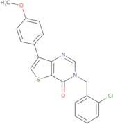 3-(2-Chlorobenzyl)-7-(4-methoxyphenyl)thieno[3,2-d]pyrimidin-4(3H)-one