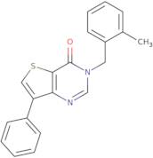 3-(2-Methylbenzyl)-7-phenylthieno[3,2-d]pyrimidin-4(3H)-one