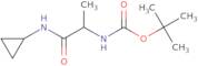 N-Cyclopropyl 2-(BOC-amino)propanamide